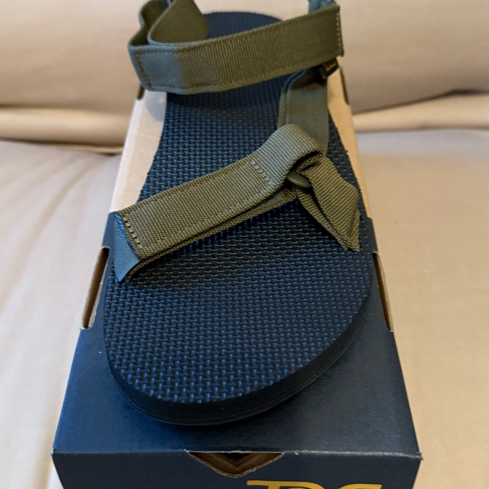 Teva Olive Green and Navy Sandals